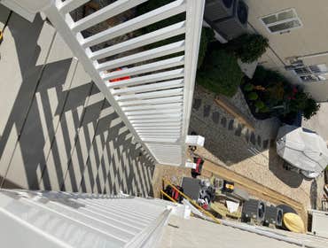 Photos by Gibbs Construction Services Inc #7 Large Deck renovation and Rebuild...
We used Treated Lumber w/ WOLF Decking, Palisades Vinyl Rail and Comp