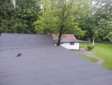 Project photos from Amplified Contracting Llc A small fire restoration project. Customer only wanted siding and new exterior door. And some other inter