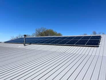 Solar Array on Shop