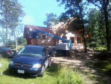 Log Home Carpentry and Restoration Along with window installation, insulation, and weatherization. Bathroom and kitchen remodels and
Custom built deck