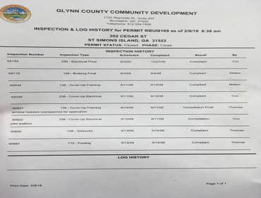 Permit Copy of permit for removal of reference.