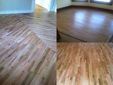 refinished red oak