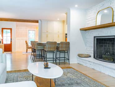 Photos by Albrecht, LLC #1 Through strategic space planning, thoughtful material selections, and custom craftsmanship, this first-floor renovation tran