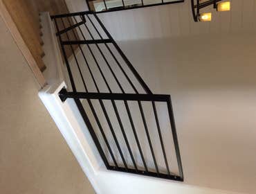 Contemporary staircase.