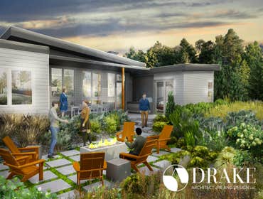 Custom Modular Home Custom Modular Home design in Eugene, Oregon.