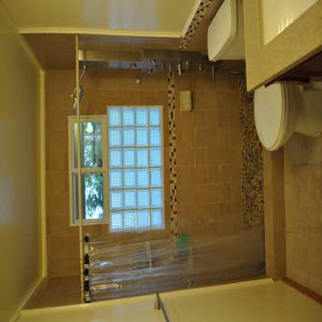 same bathroom new look