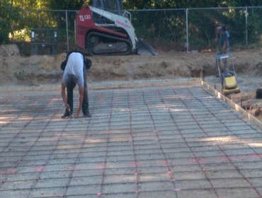 project32 sports court and over the garage addition
