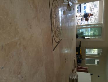 Travertine Marble floor
