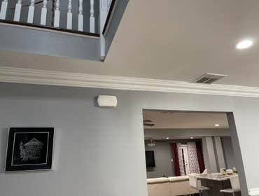 Photos by Gr Minga Brothers Construction LLC #1 Fixing water damage drywall ceiling and some crow molding
