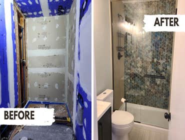 Seaford, VA Gym and Hall bath remodels