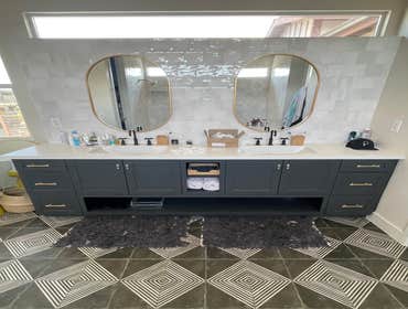 Photos by Creative Construction 360 Inc. #1 Bathroom Remodel Before and After
