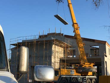 Flying Structural Concrete Roof Slabs
