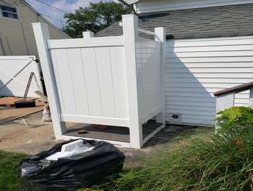 Photos by First Quality Home Improvements LLC #6 Our door shower, hot & cool water, plumbing.