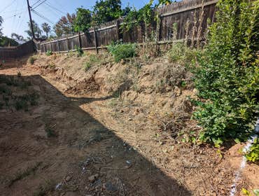 Redlands Retaining Wall Before 2
