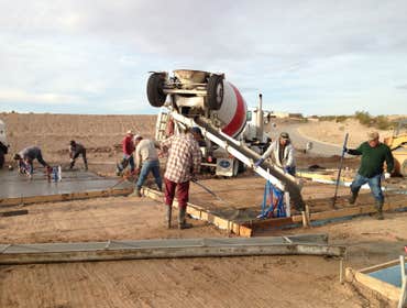 Pouring Concrete