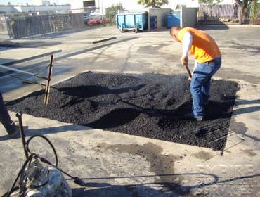 Asphalt Repiar This is a asphalt repair project that was performed by Empire Parking Lot Services in 2012. It included paving, seal coating, and parkin