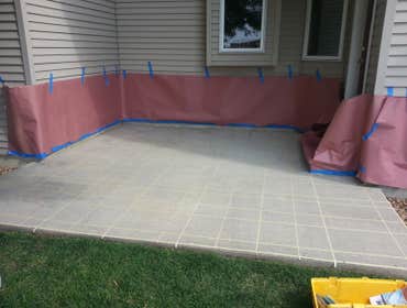 Concrete Overlay Before