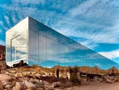 Famous Mirror house, Joshua Tree. Spray Foam roof.