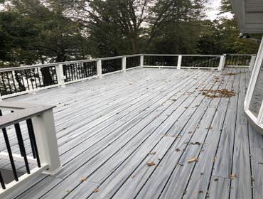 Photos by Jt Home Improvements #1 Face lift on deck on booth lake. Treks new line of decking and railing was used. Hidden fasteners to give it a nice c