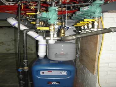 Peter G Sheetz Heating And Air Conditioning Project 1. Some of the jobs are company installed. 1st image - Drexel Hill duplex boiler installation, in 