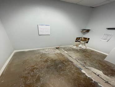 Photos by White Elephant Remodeling LLC #21 Commercial bathroom : transformed office space into a bathroom. plumbing electrical trenching, Turnkey bat