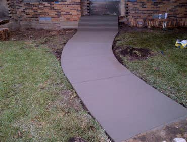 sidewalk and steps