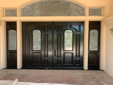 Extrerior Door Staining