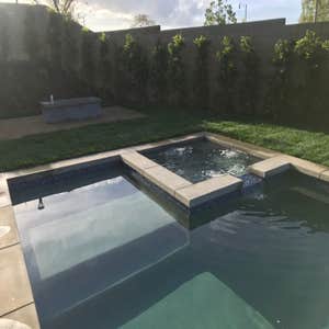 Irvine backyard and front yard