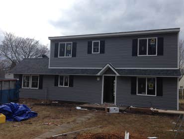 Second-floor dormer complete