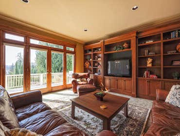 Cherry Custom Family Room