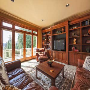 Cherry Custom Family Room