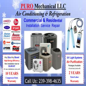 Photo(s) from PURO Mechanical LLC Products/Services