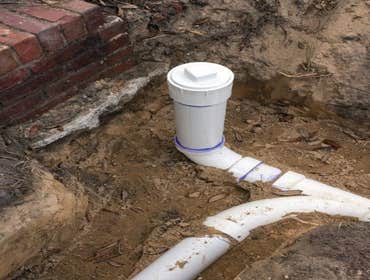 Photos by Advanced plumbing Solutions #4 We installed a new sewer drain line w/ cleanout for a residence.