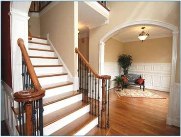 Photos by Lopez Solution Paint LLC The owner bought this house ,They decided to completely paint the interior of the house adding more neutral colors.