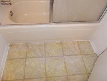 Clean bathroom