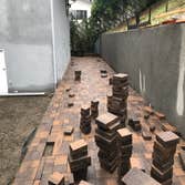 Photos by Avi Malka #4 Pavers , Stucco , Rail and rail cover
Railroad ties Slope steps design
