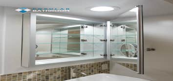 Open Concept Modern Bathroom