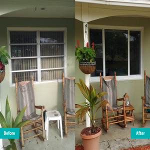 Ft. Lauderdale House - Installation II Replaced front door with a full glass fiberglass door.
Replaced existing awning style windows with new...