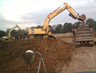 digging pond