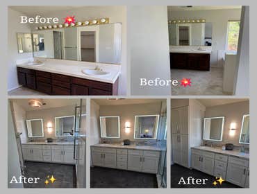 Photos by Linear Star Construction LLC #6 Bathroom Remodel
