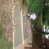 Concrete patio