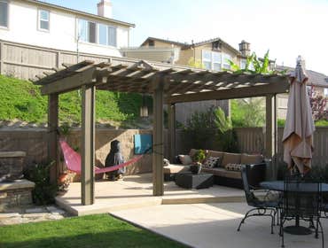 Relaxing back yard