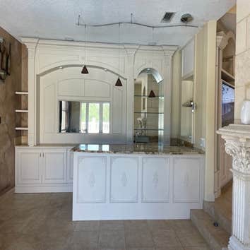 Wall Unit and Wine Bar