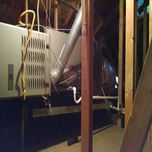 Split System in the Attic