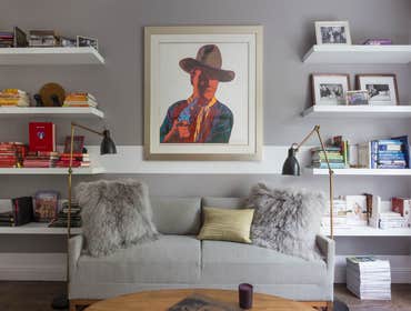 Pop Art An extraordinary WARHOL collection was the starting point of this project for a family with young kids in need of functional yet stylish interi