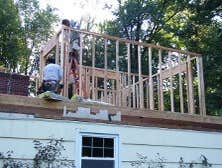 FLOOR ADDITION INTERIOR OF SECOND FLOOR ADDITION IN LINCOLN PARK NJ COMPLETED. MASTER BEDROOM, GUEST BEDROOM, TWO BATHROOMS, AND LARGE WALK IN CLOSET