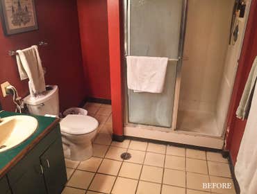 Bathroom Before