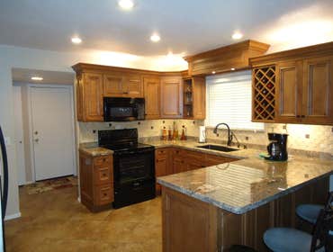 Project photos from Cadillac Tile Company L L C Here we have a good example of before[left side] and after photos, This is just a very small sample of 