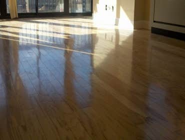 Completed Hardwood Floor Installation in New York