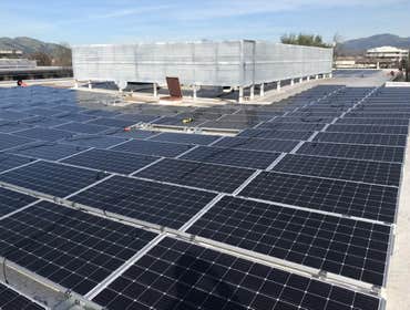 Photos by First Edison #1 100 kW Commercial Solar Project